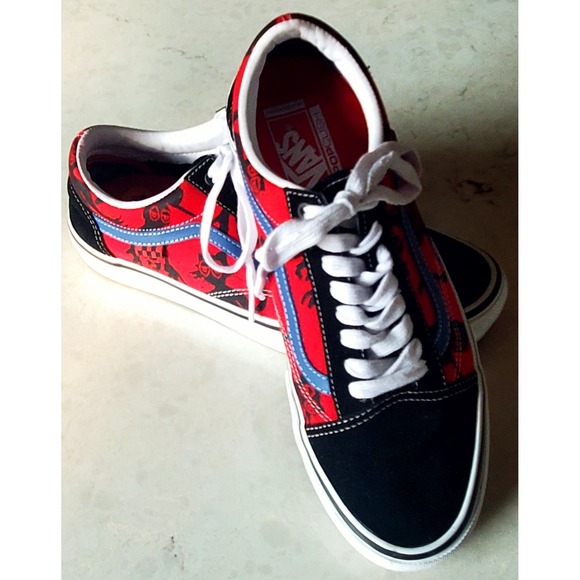 VANS Krooked x Skate Old Skool Natas For Ray Barbee Men's 11